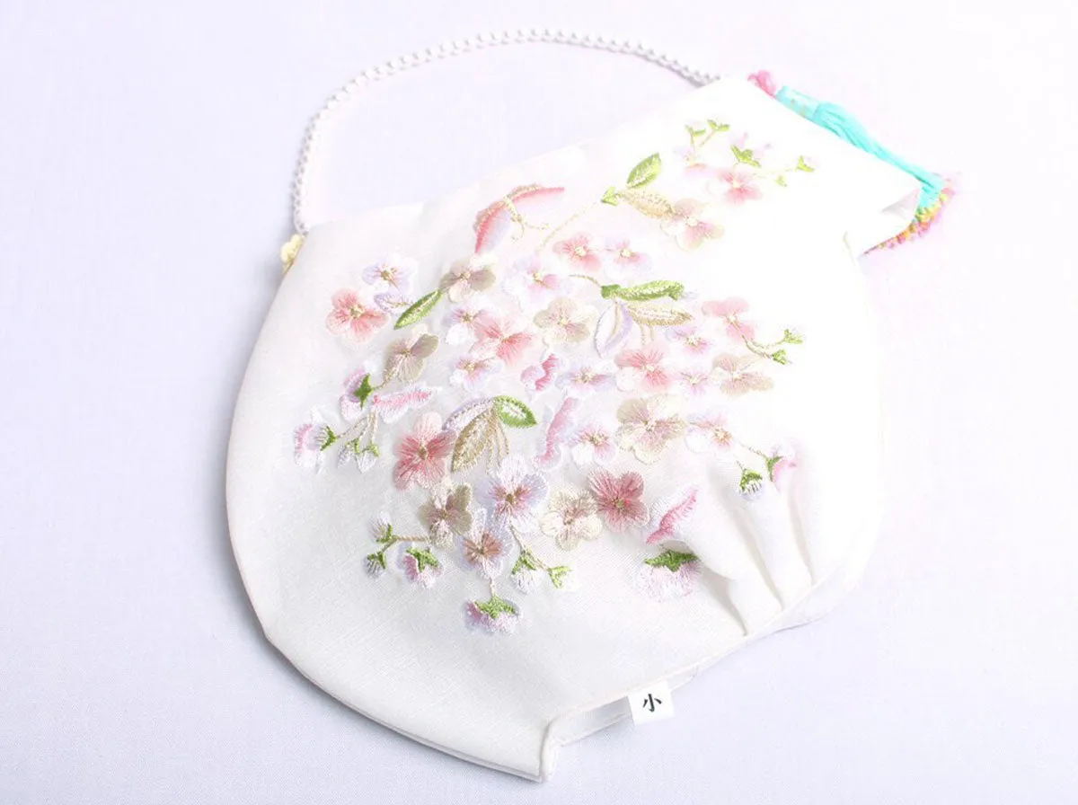 Peach Blossoms Girls Hanbok Hat (2 Colors)