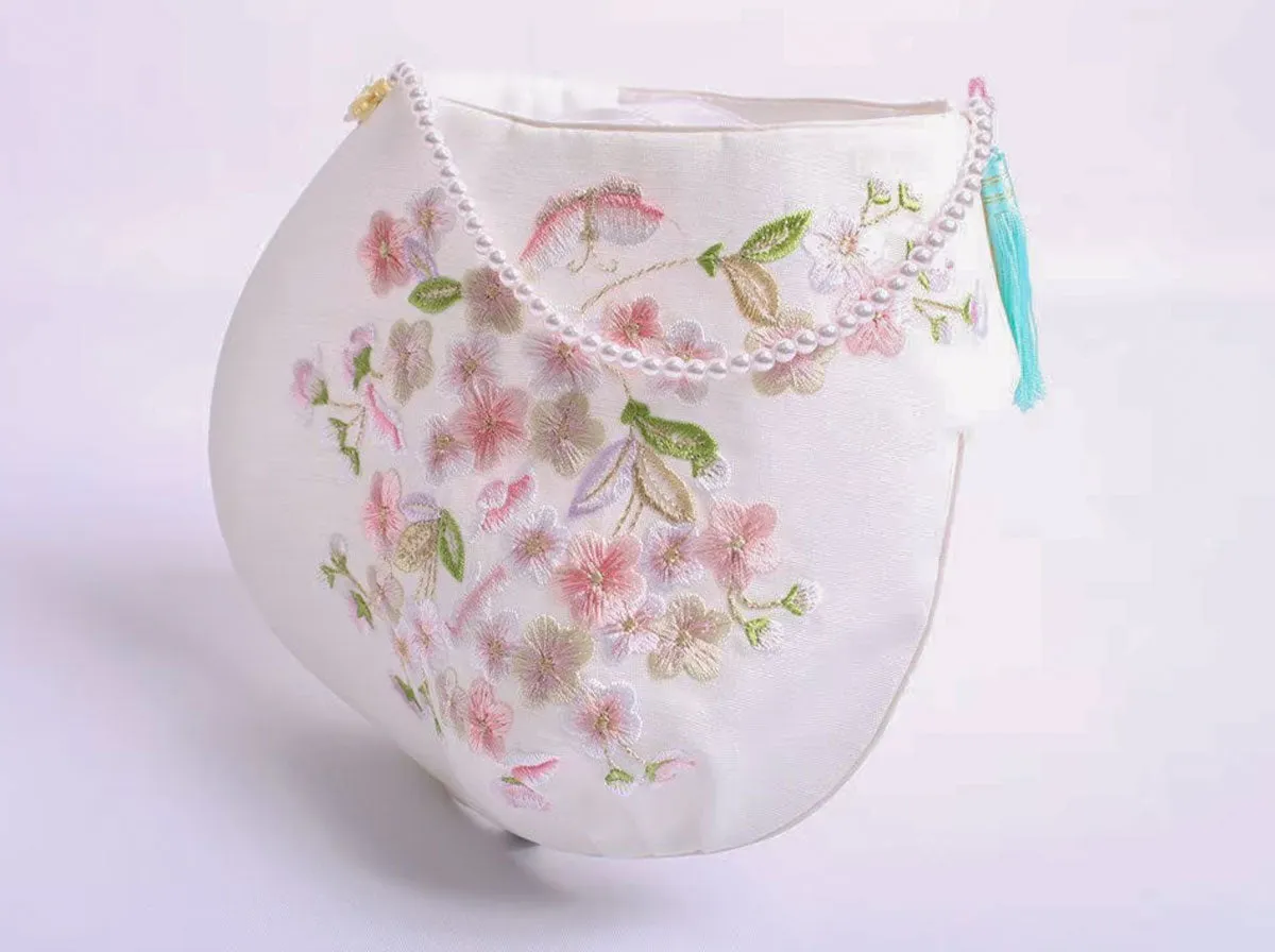 Peach Blossoms Girls Hanbok Hat (2 Colors)