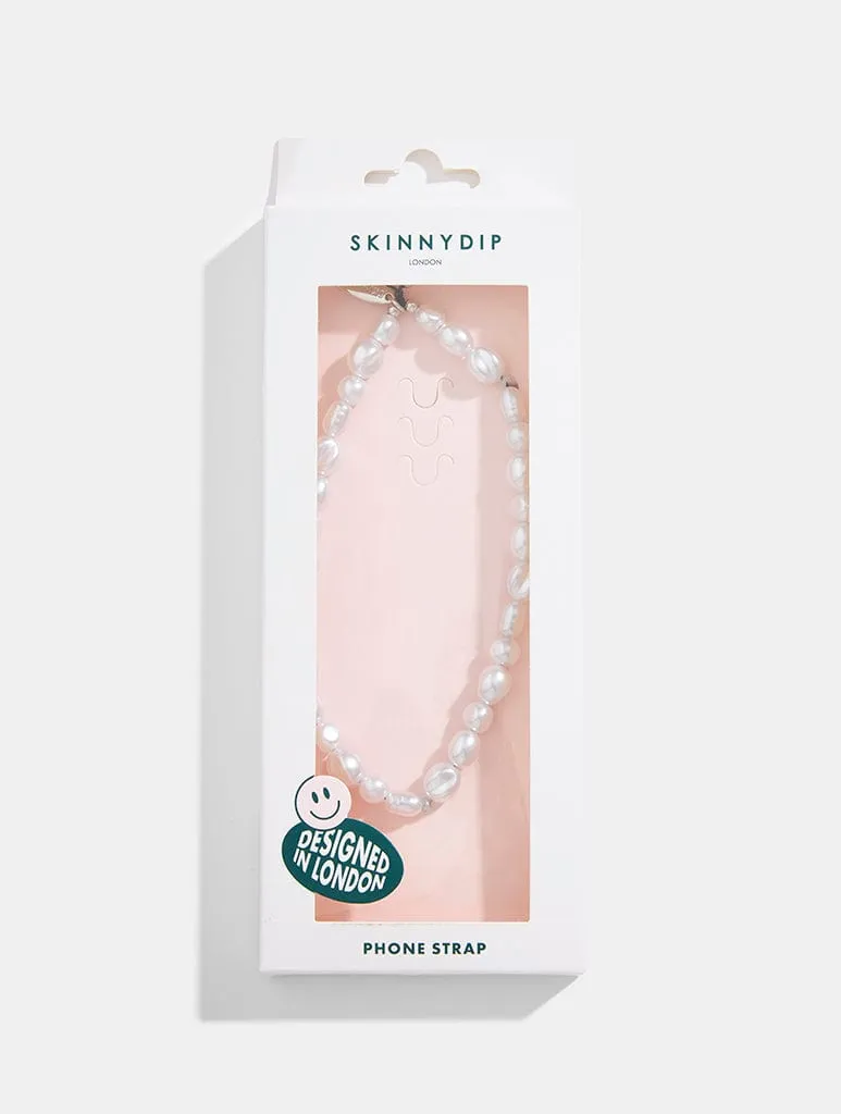 Pearl Beaded Phone Strap