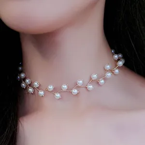 Pearl Collarbone Chain Women's Neck Strap