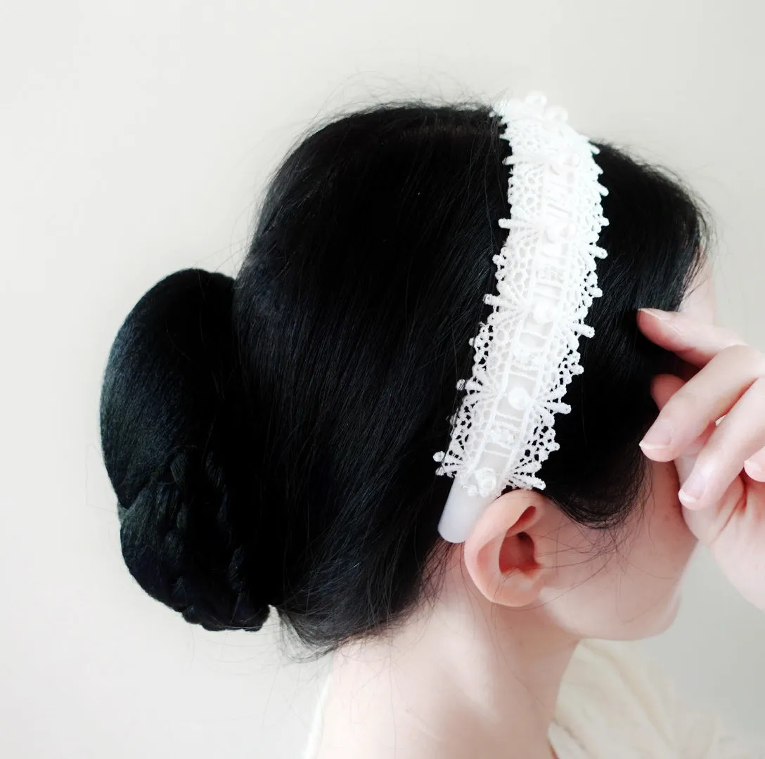 Pearl Crown Bridal Headband
