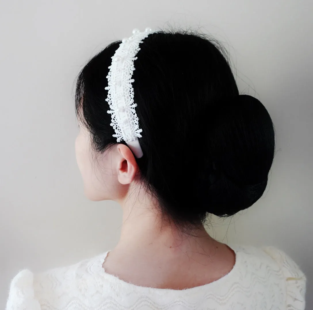 Pearl Crown Bridal Headband