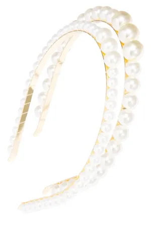 Pearl Headband, 2-Pack