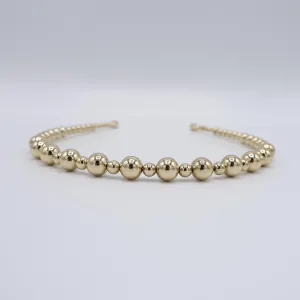 pearl headband, elegant headband, graduated headband for women