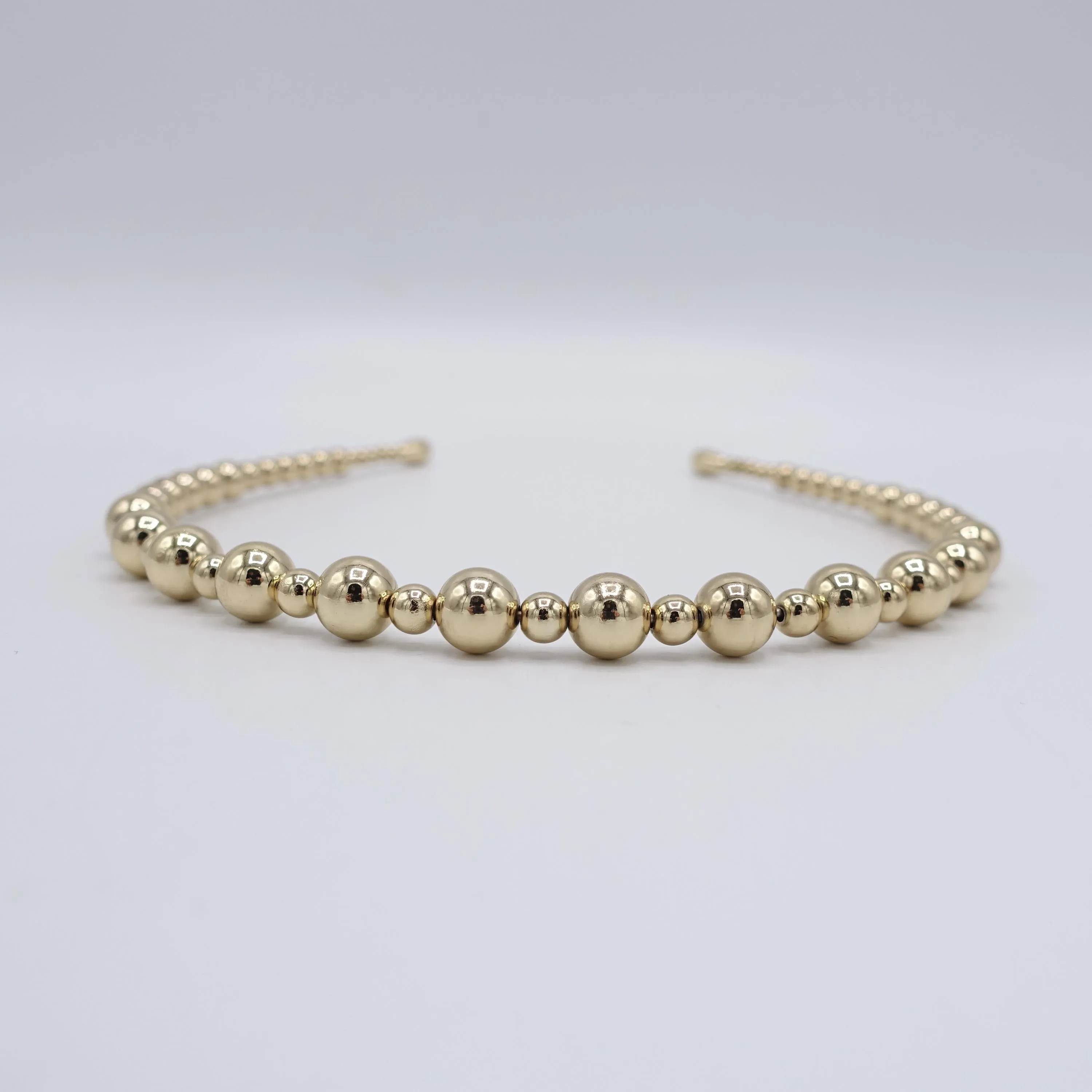 pearl headband, elegant headband, graduated headband for women