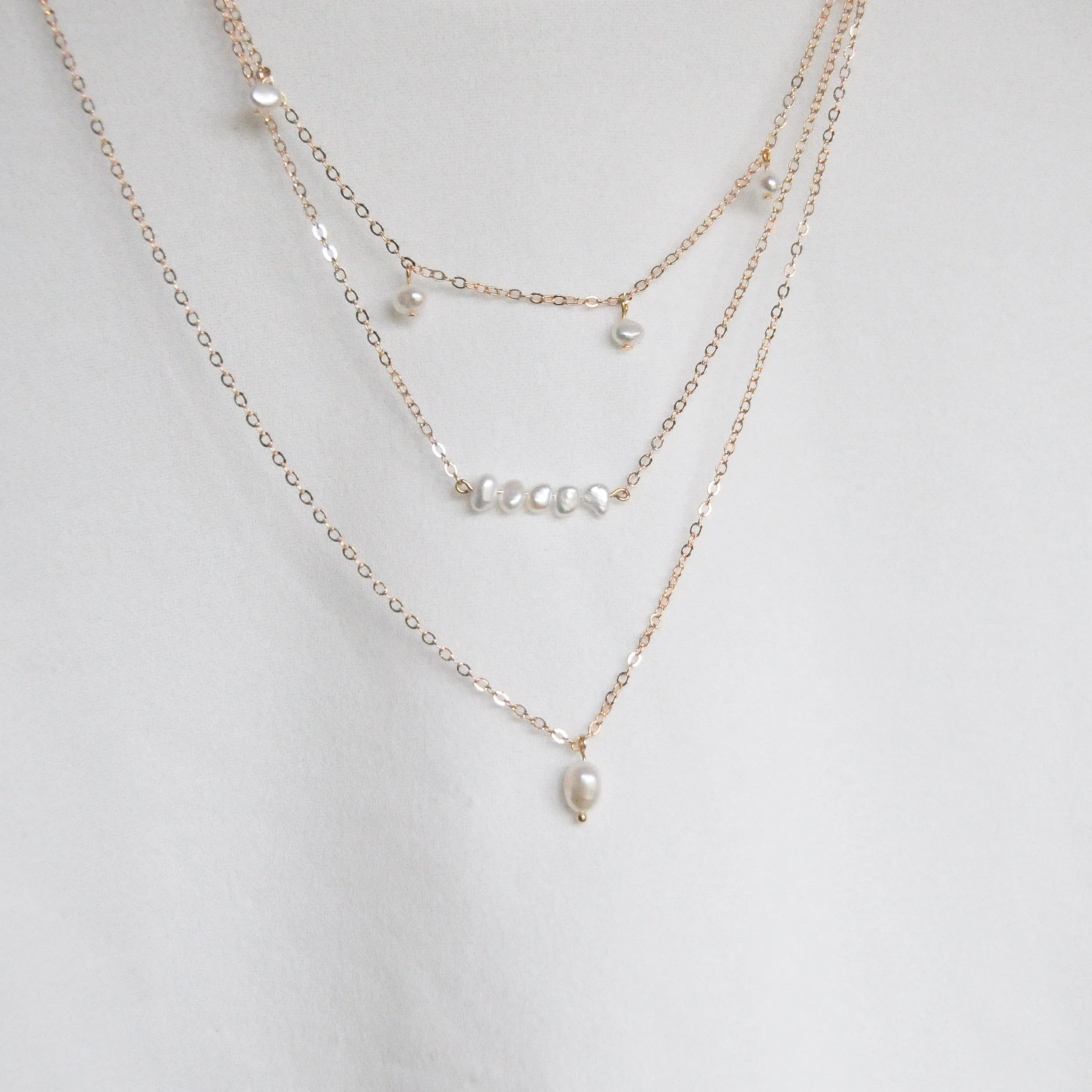 Pearl Necklace Set