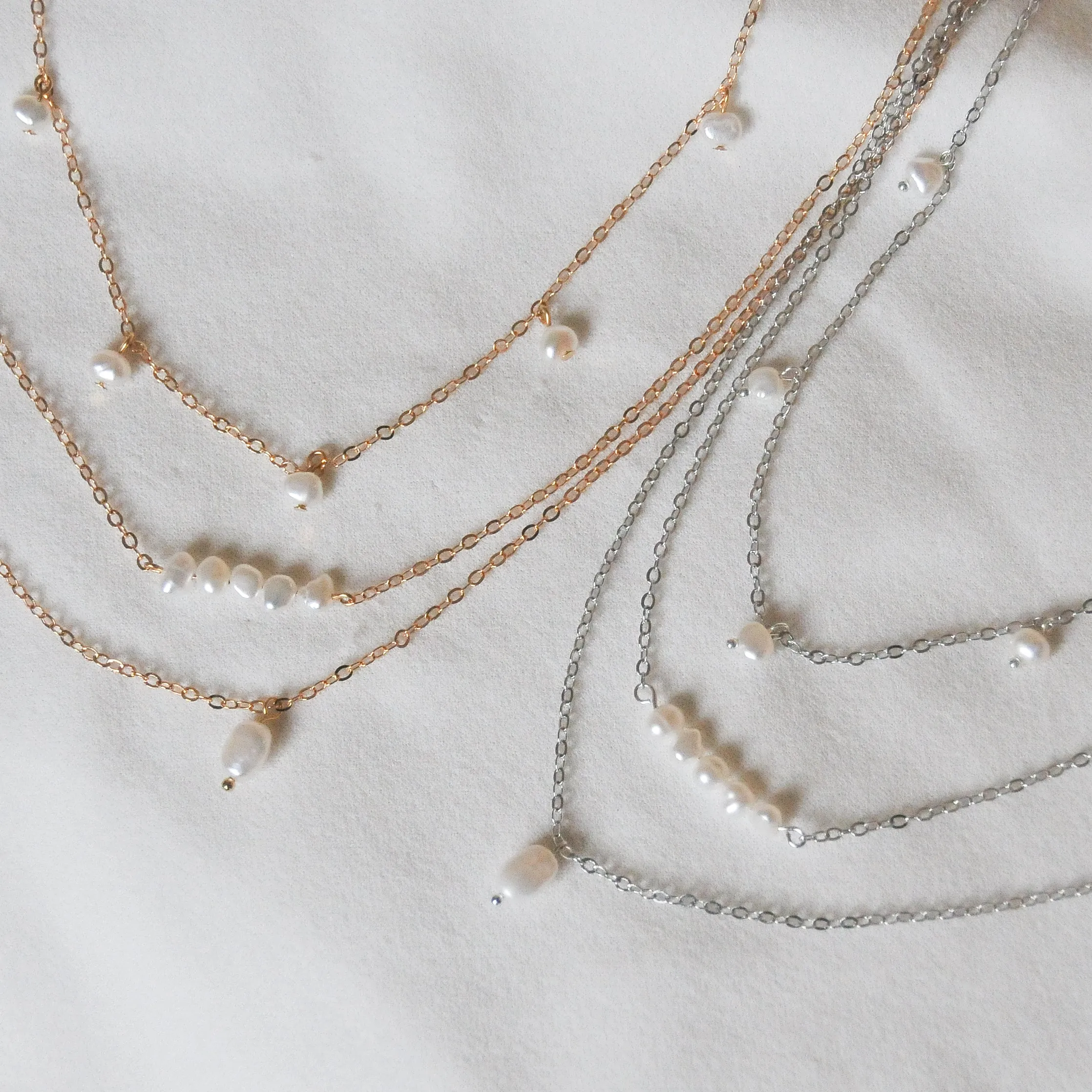 Pearl Necklace Set