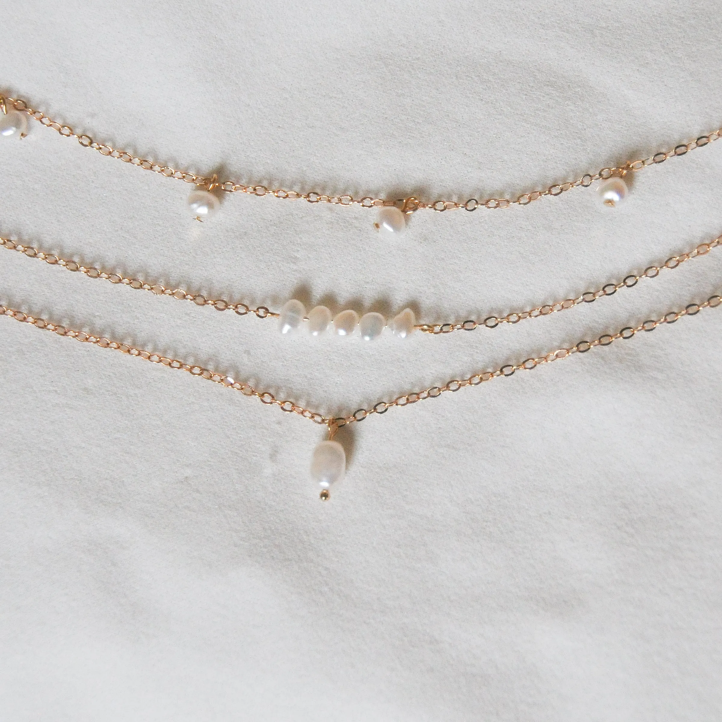 Pearl Necklace Set