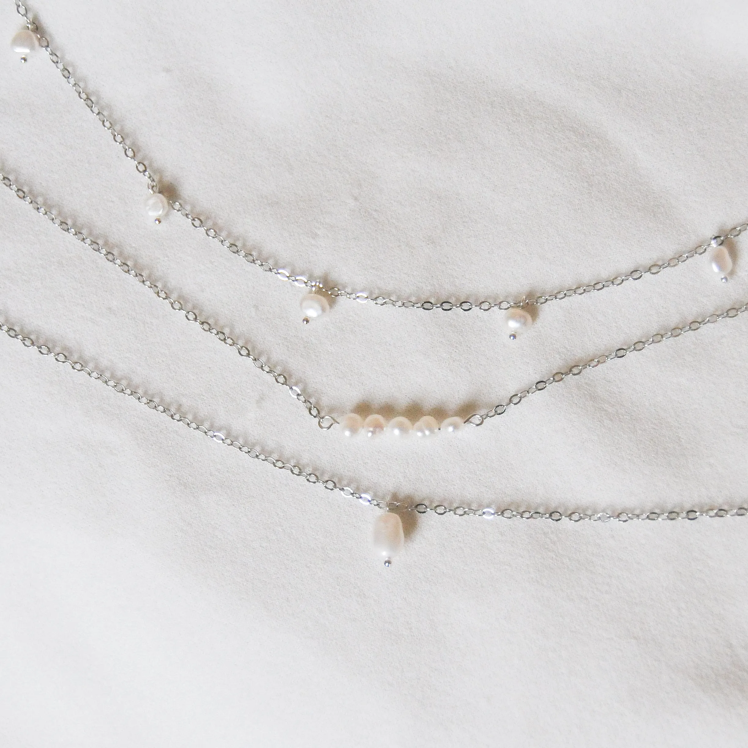 Pearl Necklace Set