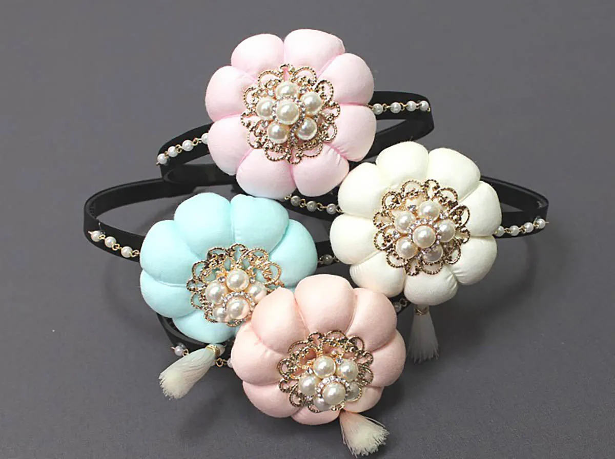 Pearl Pumpkin Hairband (4 Colors)