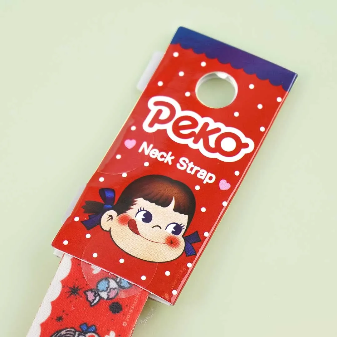 Peko-Chan Funny Faces Lanyard