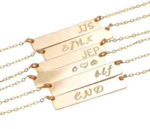 Personalized Minimalist Gold Anklet, Custom Letter Jewelry