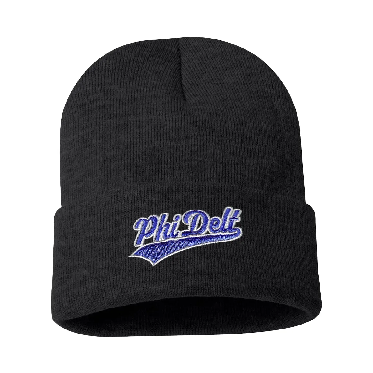 Phi Delt Signature Charcoal Beanie