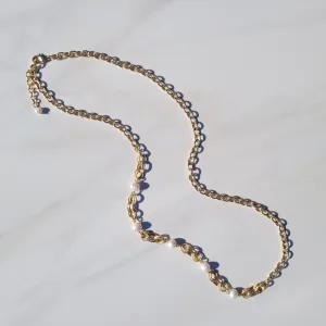 Phoebe Asymmetrical Pearl Necklace