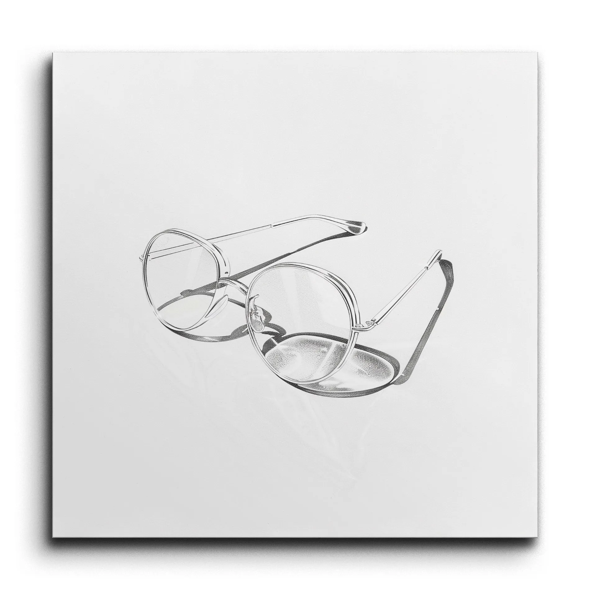 Photorealistic Eyeglasses Art