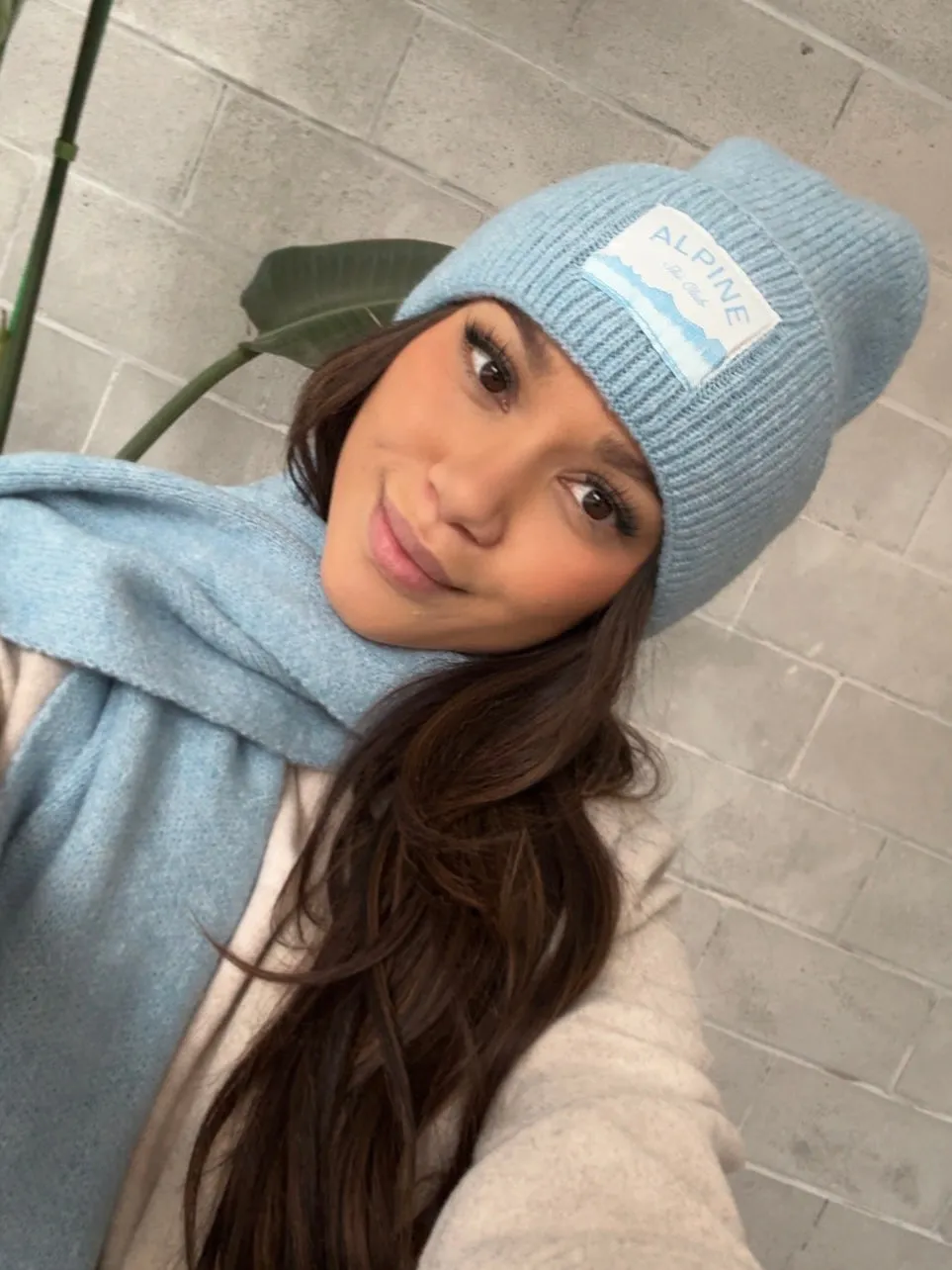 PIECES Alpine Ski Club Knit Beanie Toque