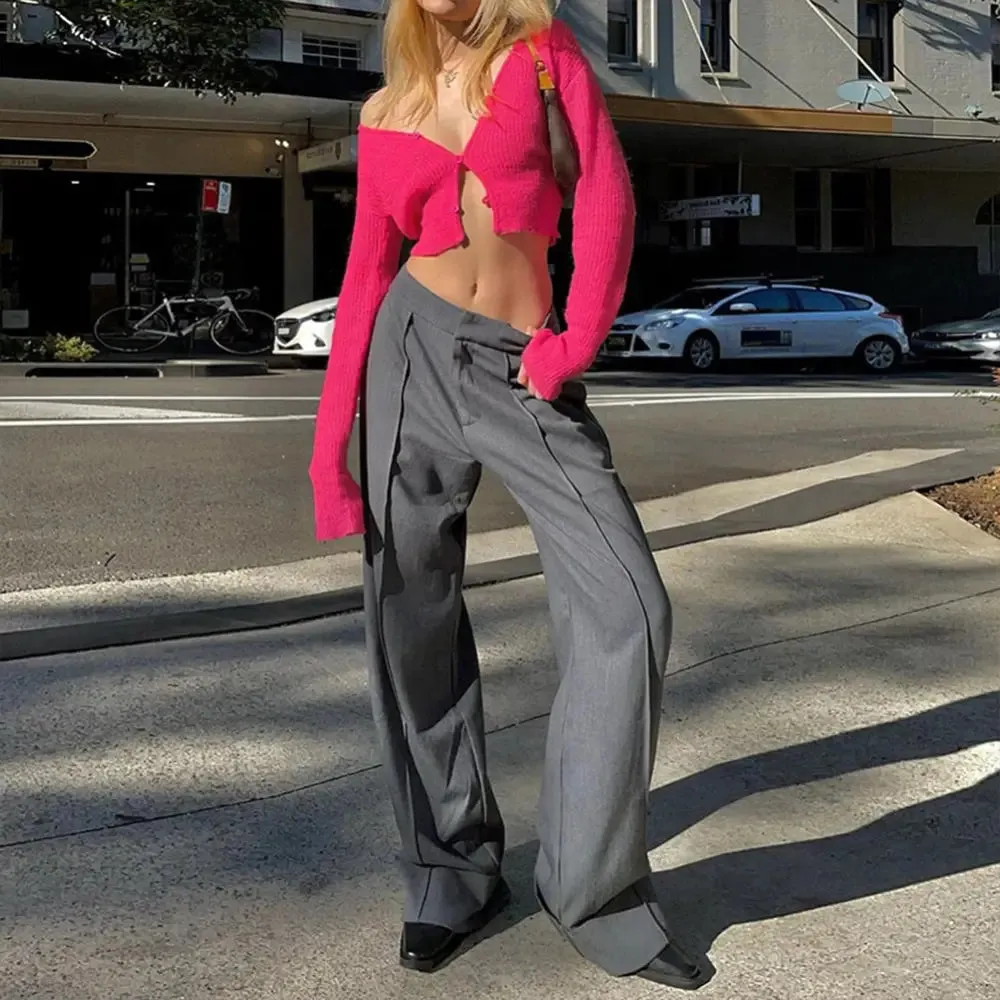 Pink Kawaii Cropped Sweater
