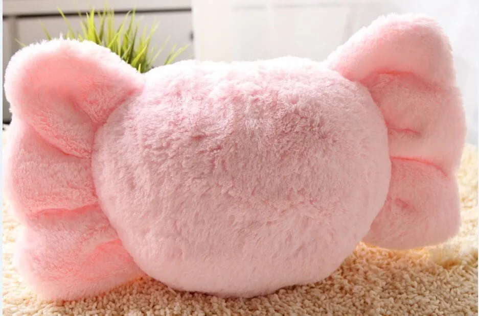Plush Bunny Throw Pillow