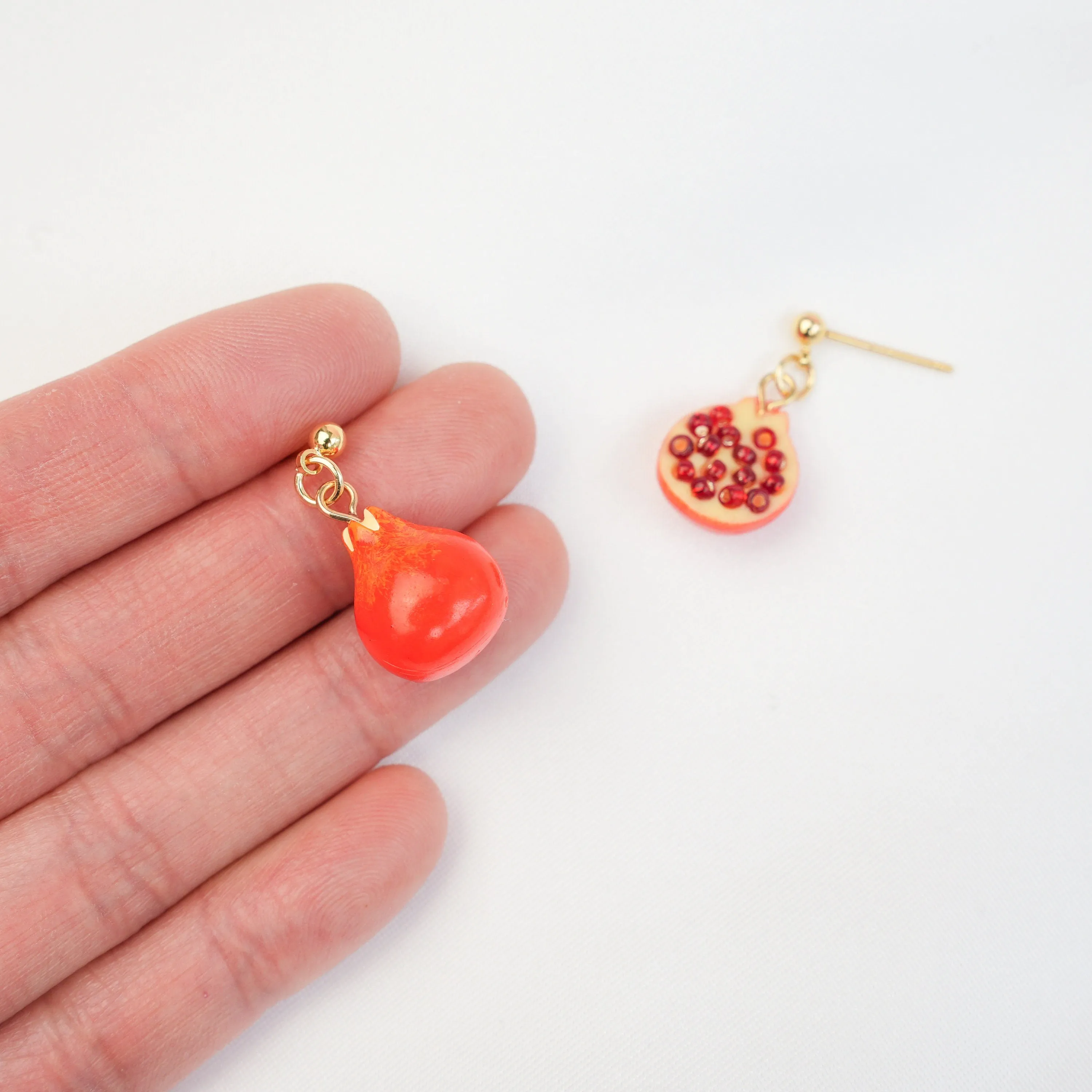 Pomegranate Dangle Earrings