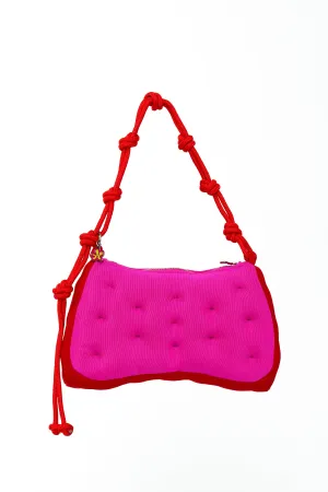 Poppy Purse - Red and Fuchsia