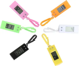 Portable Examination Electronic Watches Key Chain Random Color Hanging Watches for Camping Hiking Biking