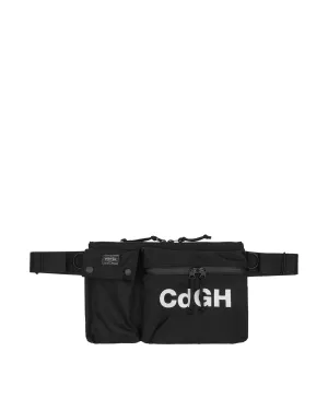 PORTER Ripstop Nylon Crossbody Bag Black