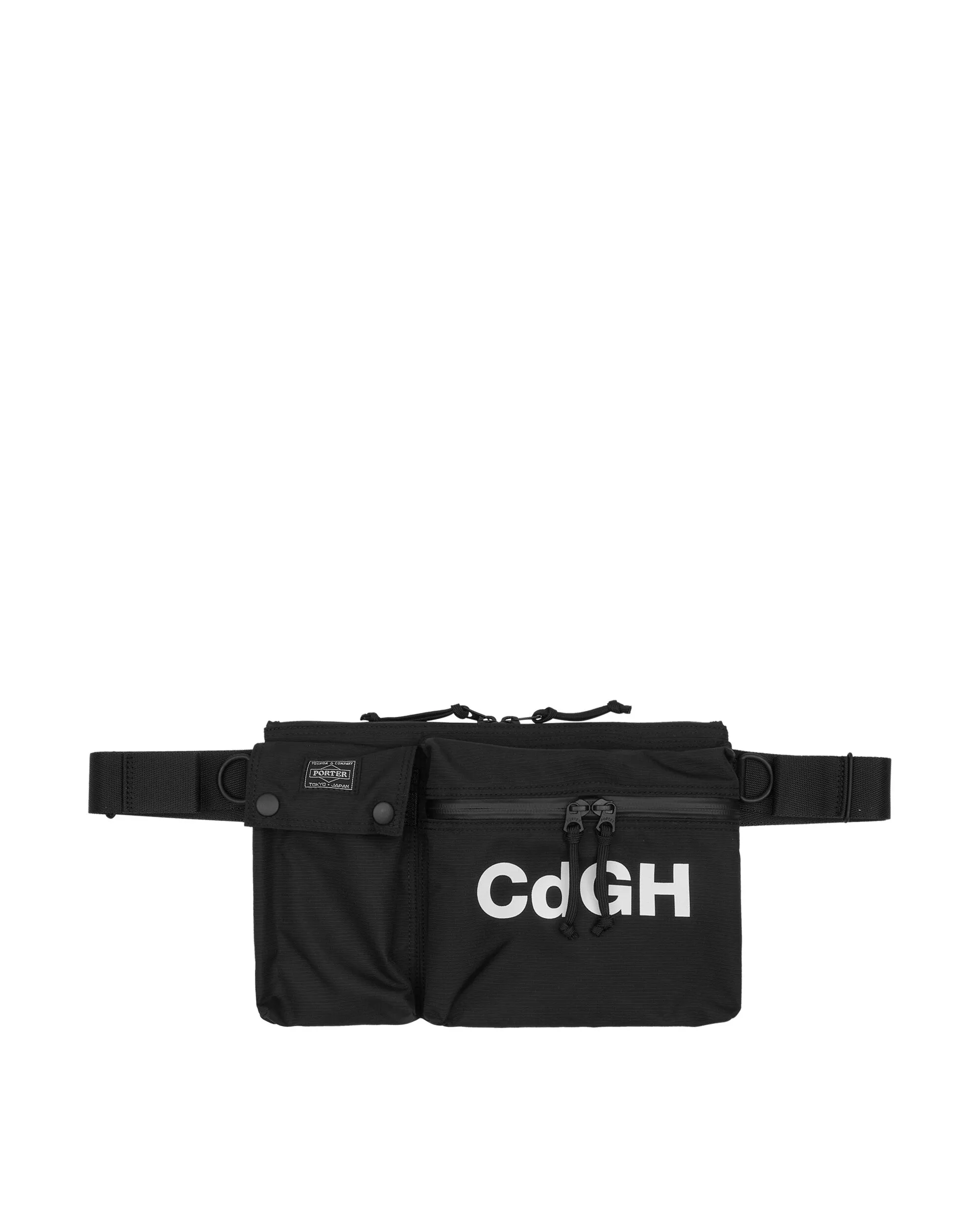 PORTER Ripstop Nylon Crossbody Bag Black