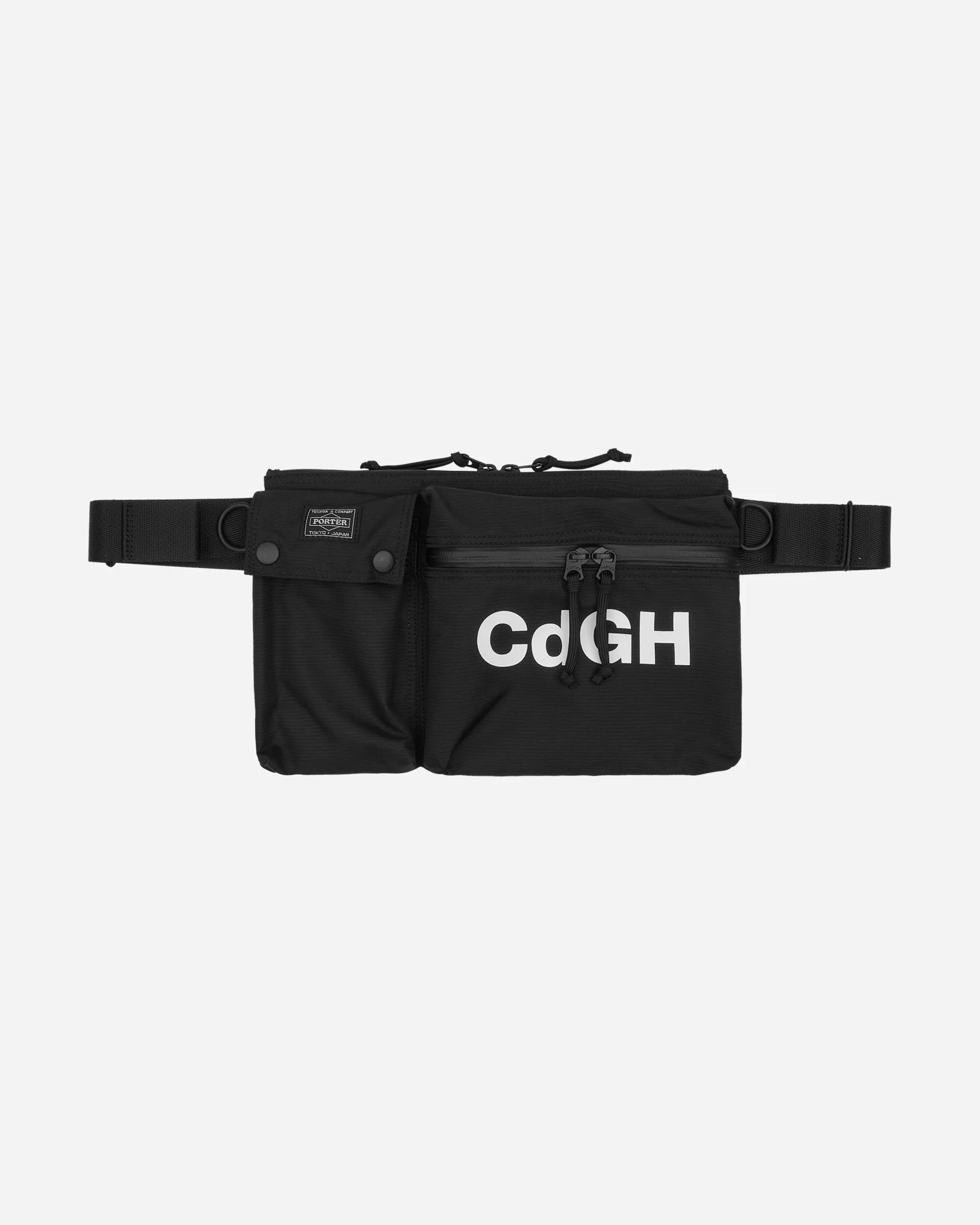 PORTER Ripstop Nylon Crossbody Bag Black