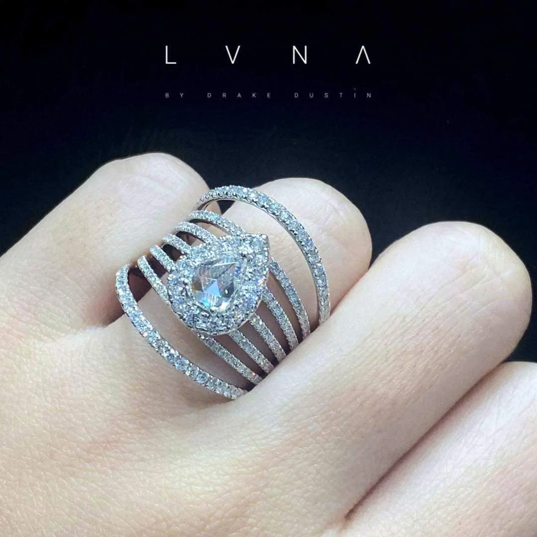 PREORDER | Lucky Rosecut Diamantes Statement Diamond Ring 14kt