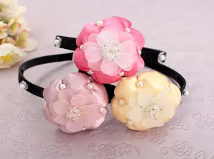 Pretty Pearl Bead Flower Hairband (3 Colors)