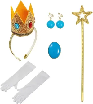 Princess Costume Accesories,Halloween Princess Cosplay Set for Women Girls