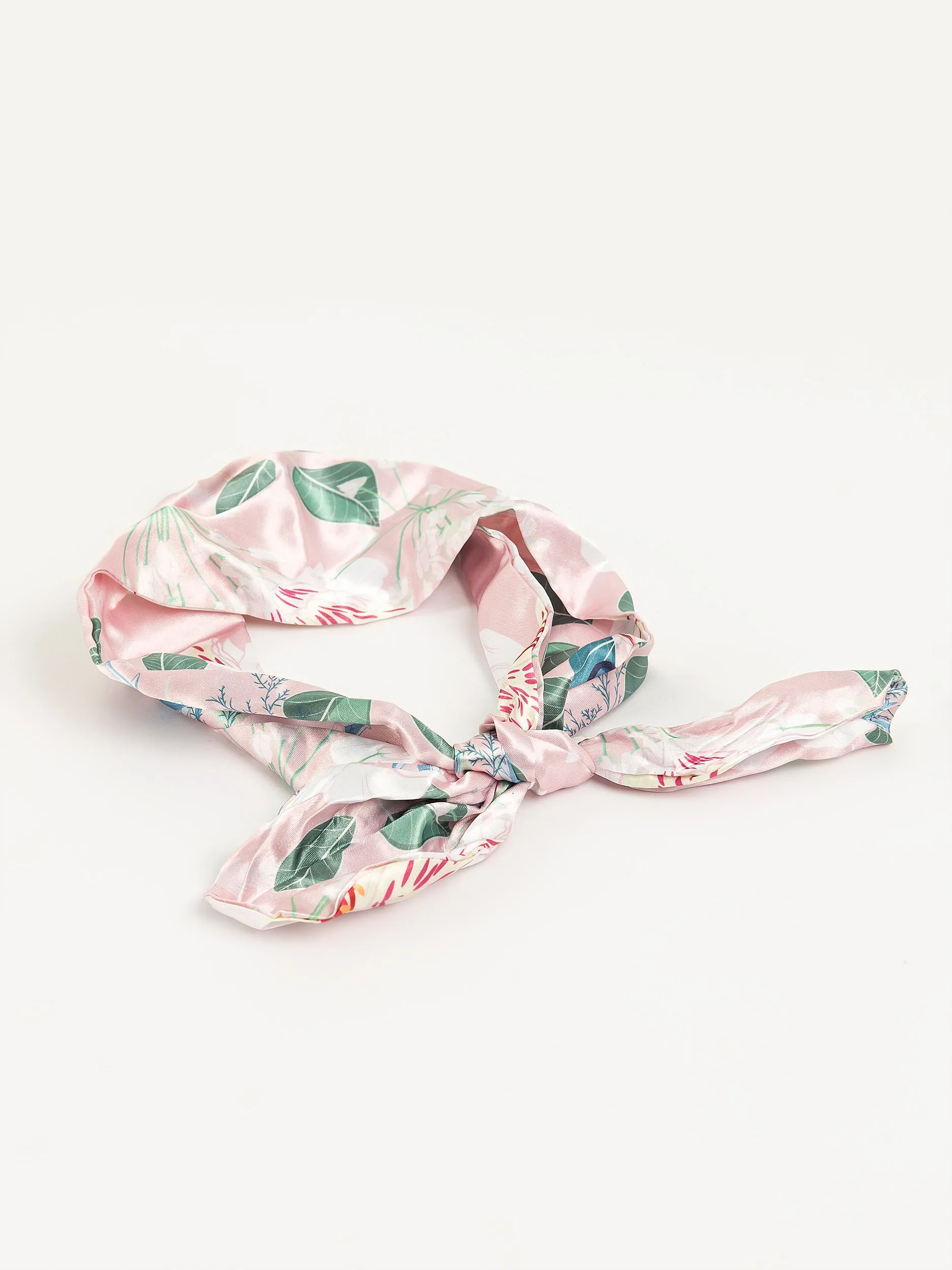 Printed Silk Scarf Headband