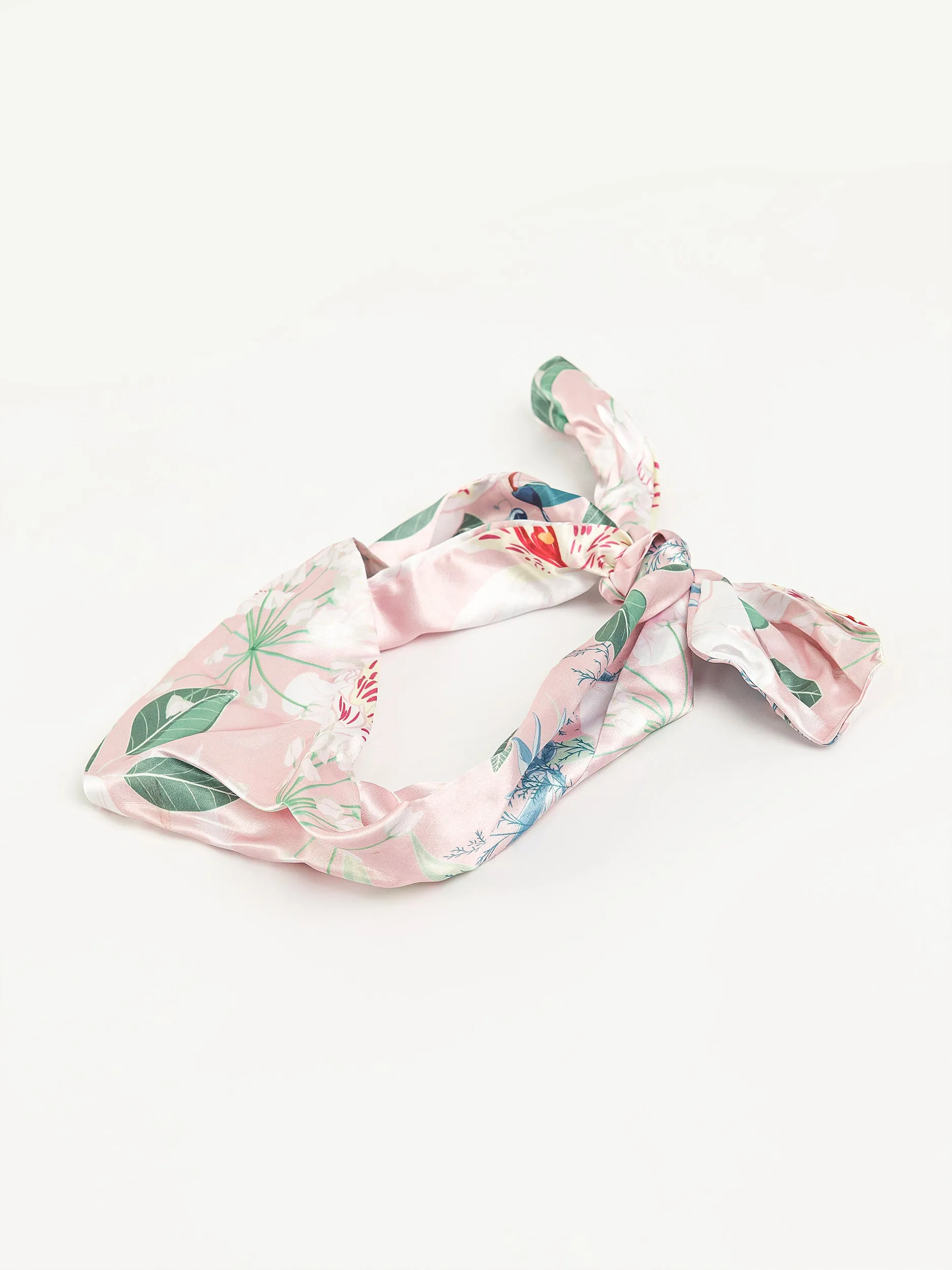 Printed Silk Scarf Headband