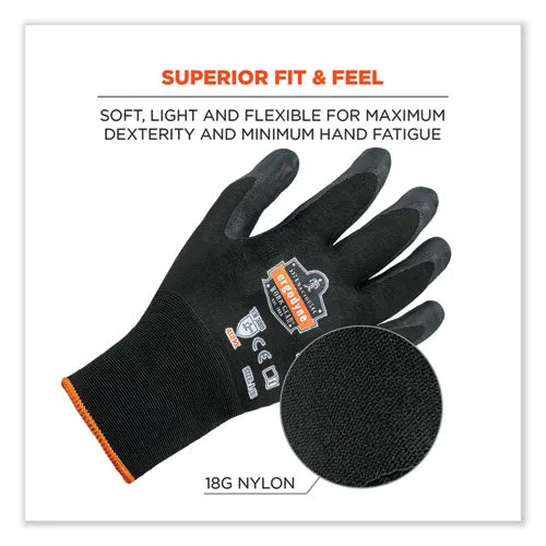 Proflex 7001 Nitrile-coated Gloves, Black, X-large, Pair, Ships In 1-3 Business Days