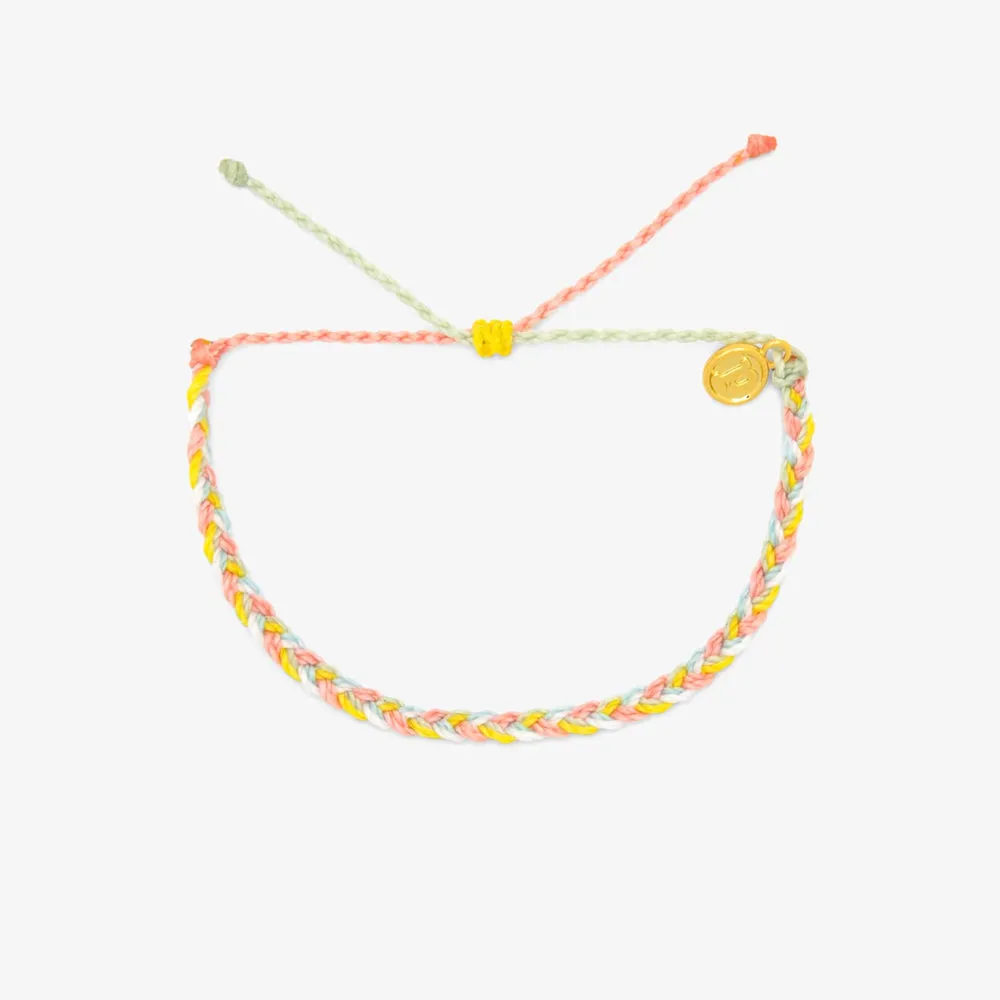 Pura Vida Bracelets Mini Braided Bracelet - MENTAL HEALTH AMERICA 24