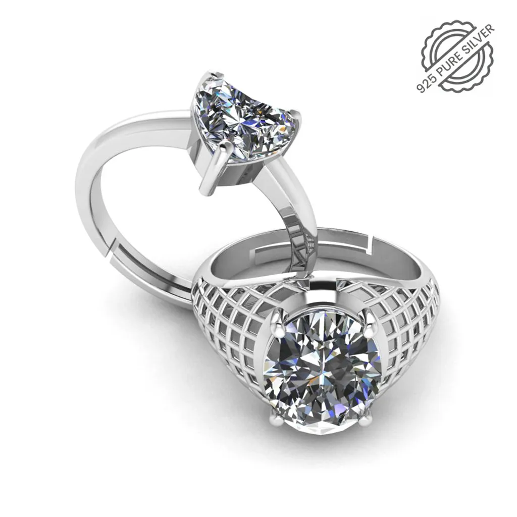 Pure 925 Silver Heart Glamira Jonasia Couple's Ring