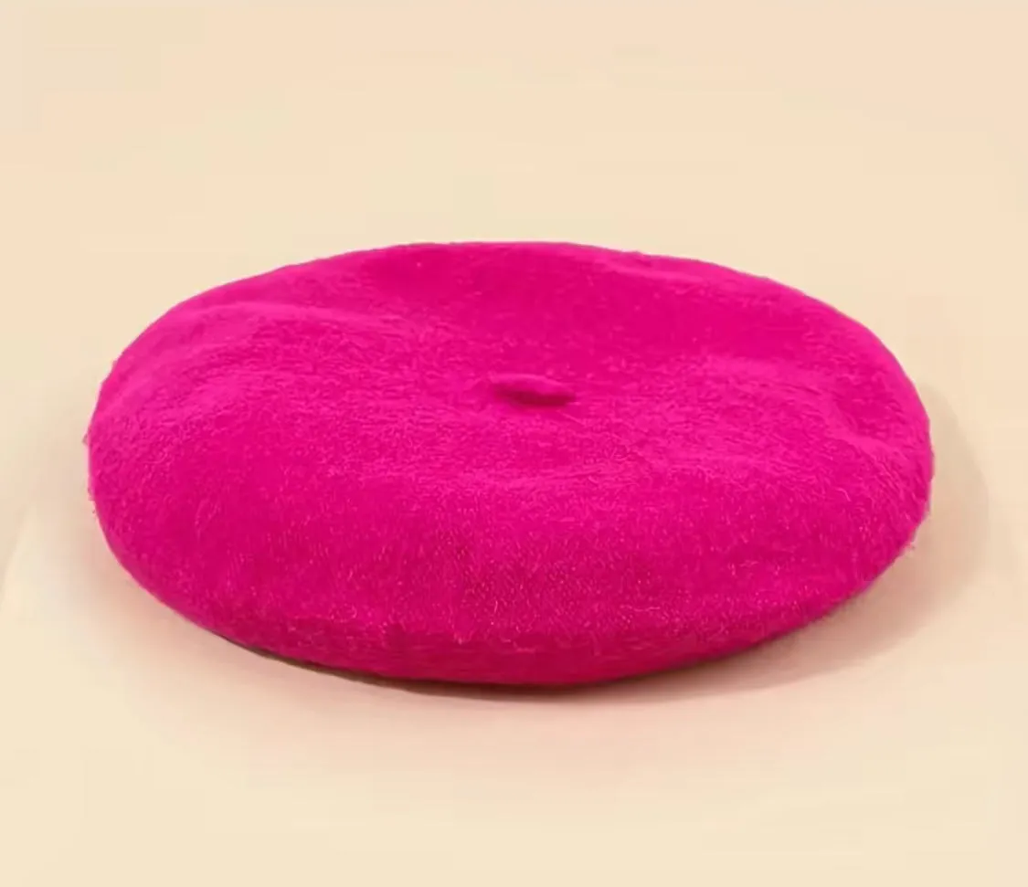 PURE WOOL BERET HAT