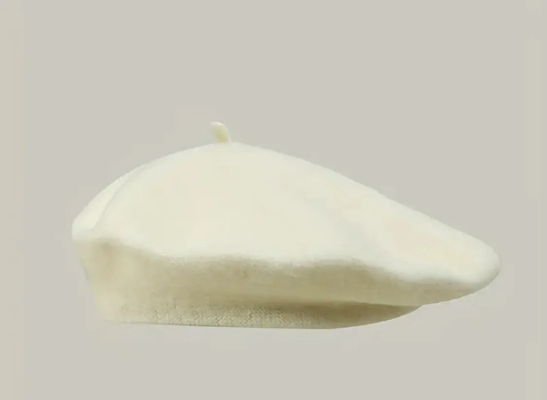 PURE WOOL BERET HAT
