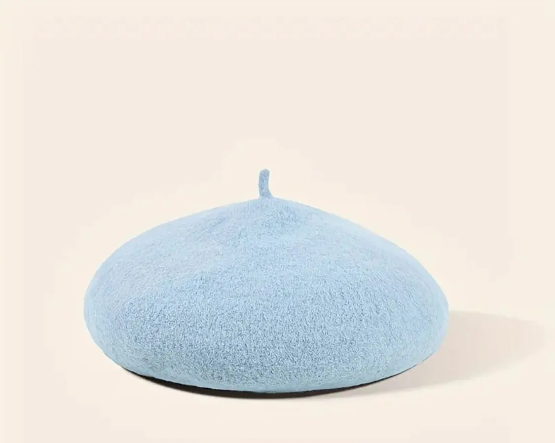 PURE WOOL BERET HAT