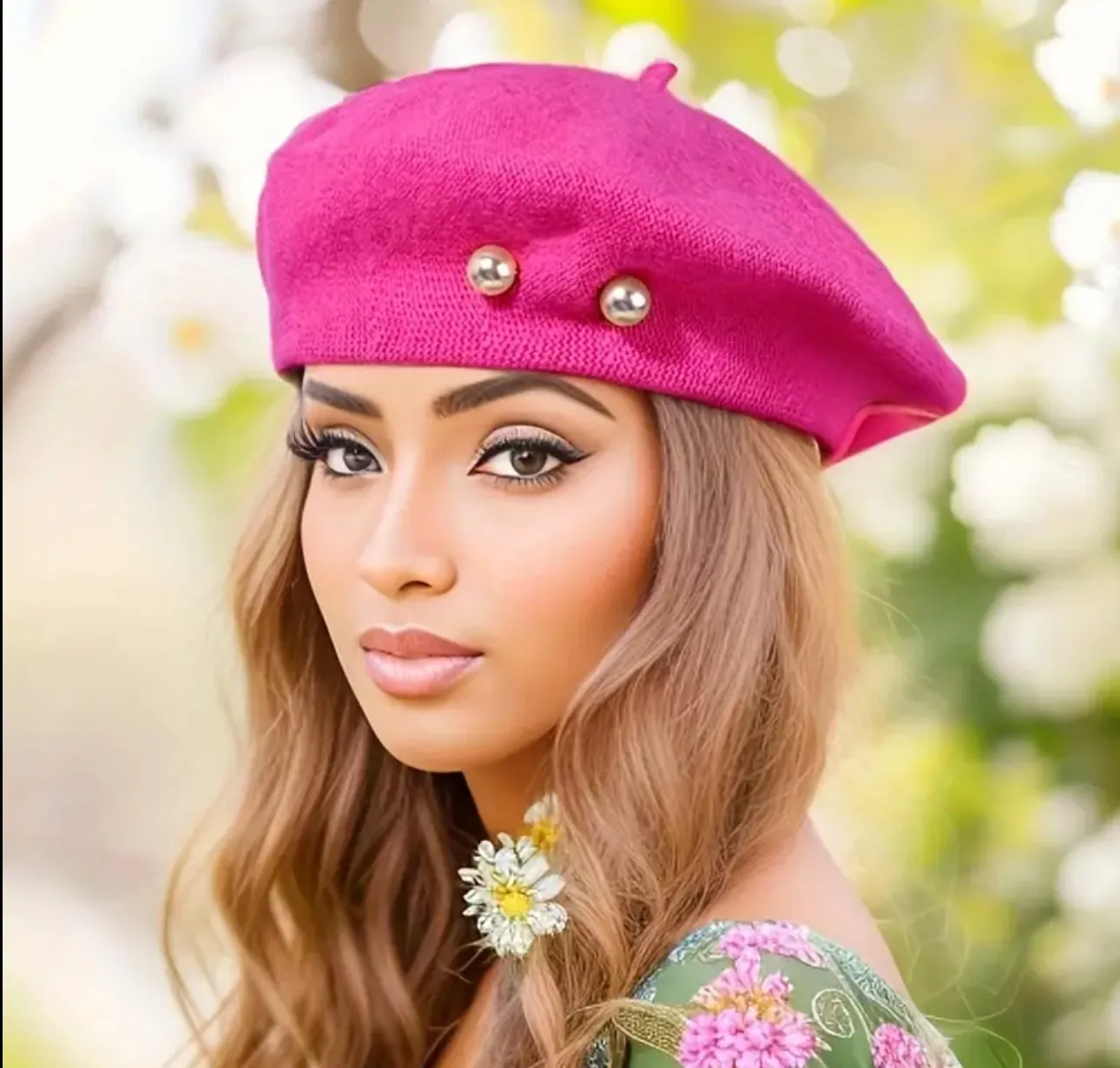 PURE WOOL BERET HAT
