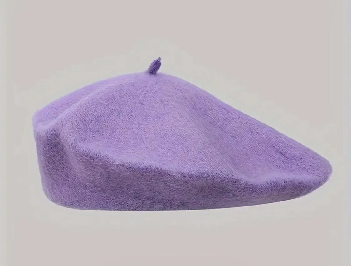 PURE WOOL BERET HAT
