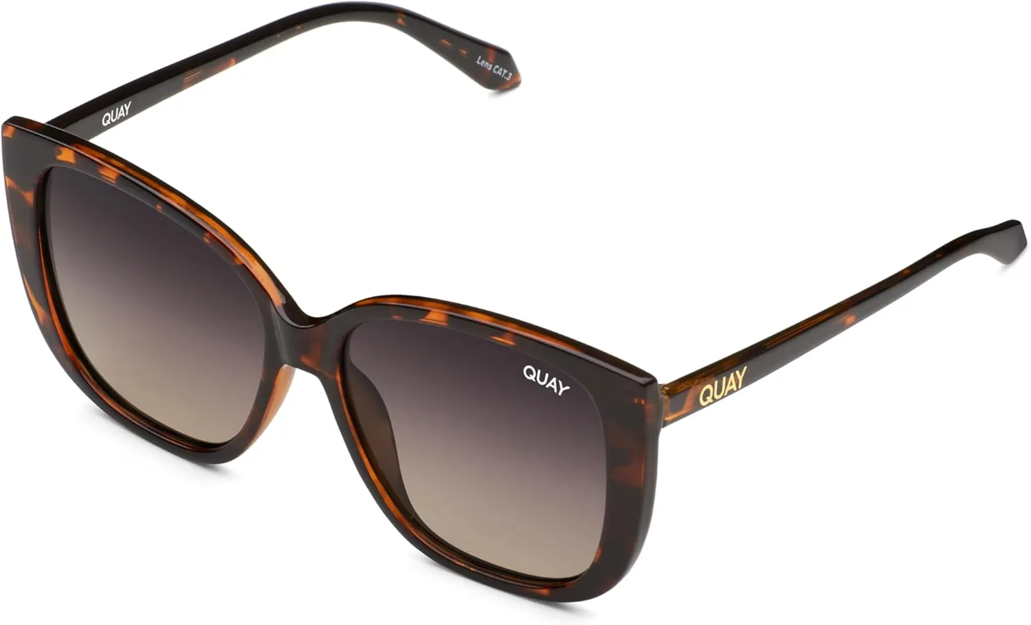 Quay - Womens Sunglasses, Square Lenses with UV Protection, Oversized Sunglasses (Ever After)