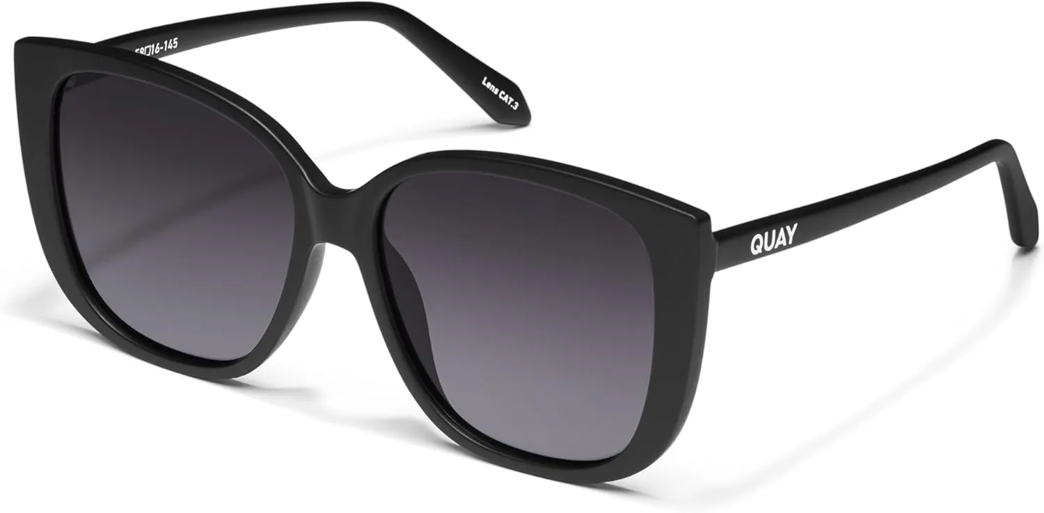 Quay - Womens Sunglasses, Square Lenses with UV Protection, Oversized Sunglasses (Ever After)