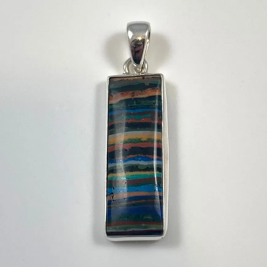Rainbow Gem Calsilica Pendant