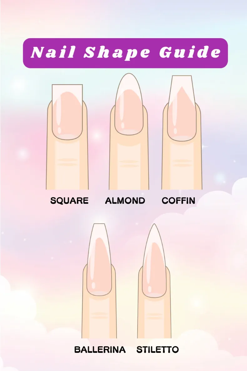 Rainbow Sherbert Kawaii Pastel Press On Nails