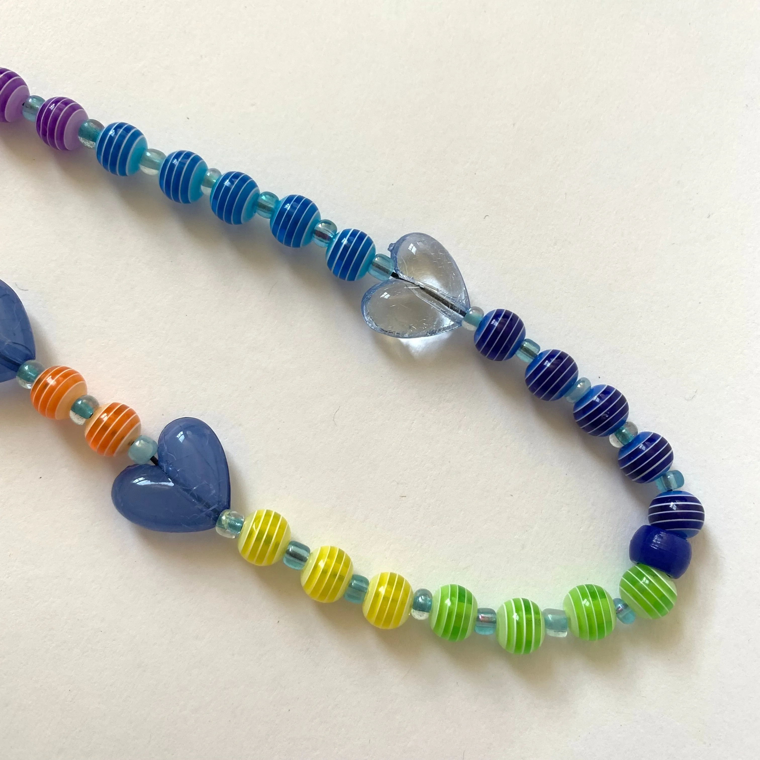 Rainbow Striped Phone Charm