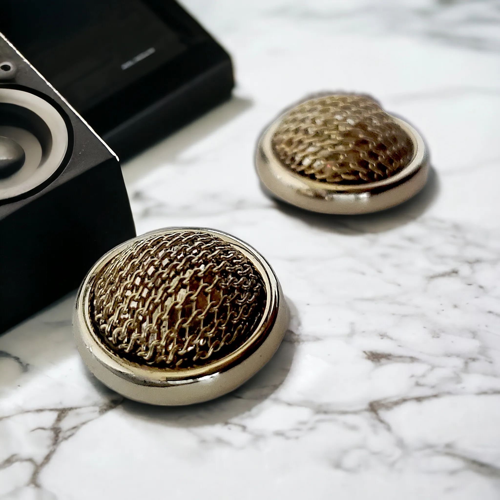 RALPH LAUREN Mesh Stud Earrings