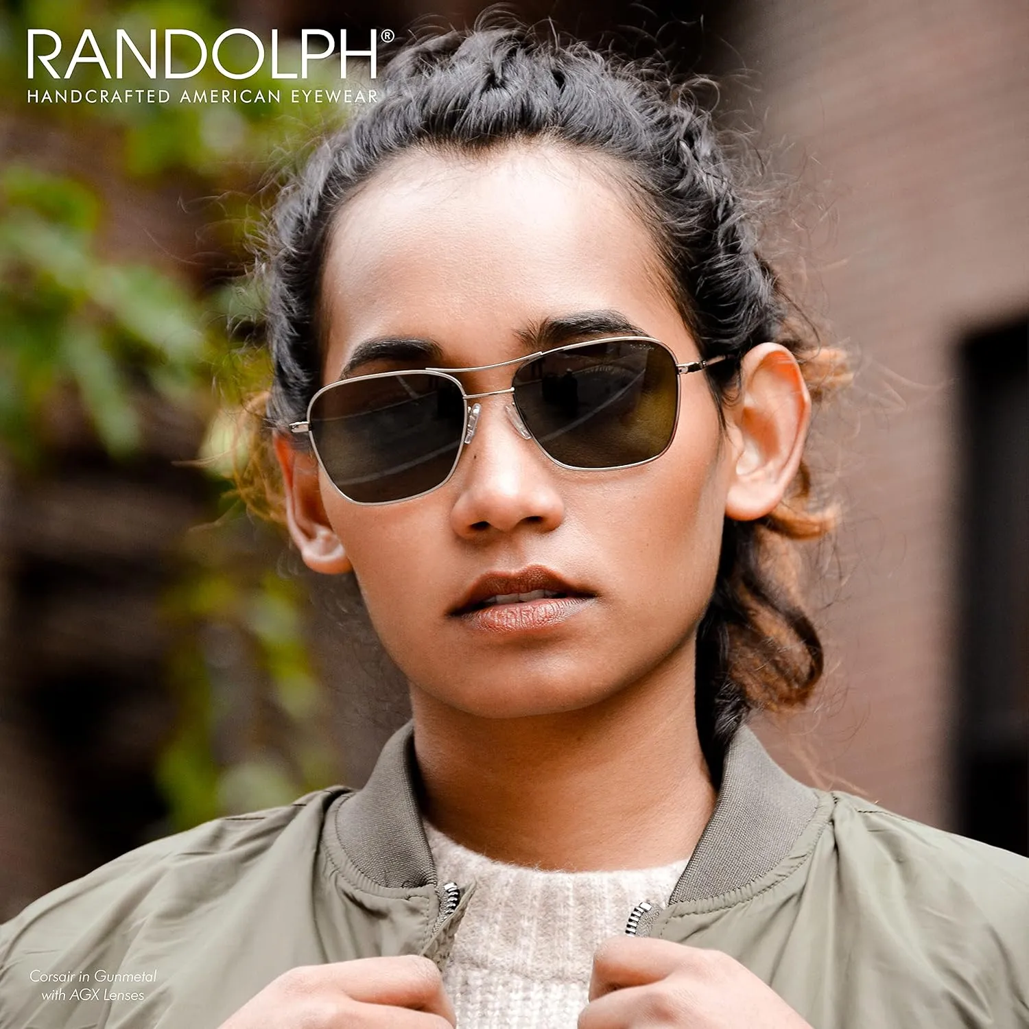 Randolph USA | Corsair Authentic Aviator Sunglasses for Men Polarized 100% UV