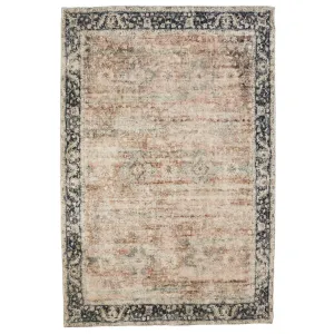 Rann Multicolour Traditional Distressed Rug