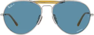 Ray-Ban Rb8063 Titanium Aviator Sunglasses